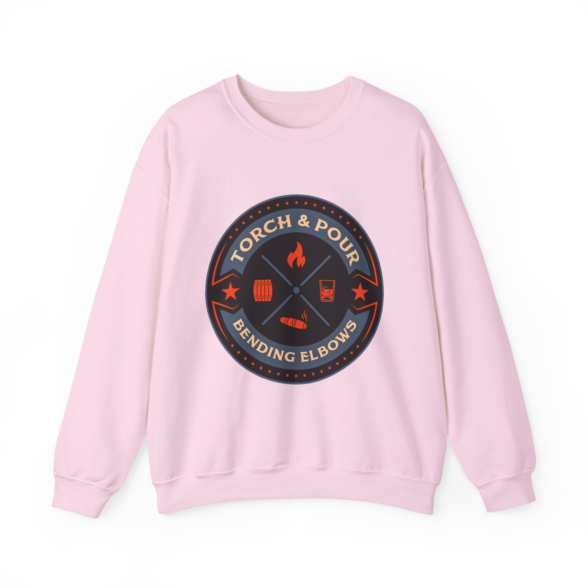 Torch & Pour Full Proof - Heavy Blend™ Crewneck Sweatshirt