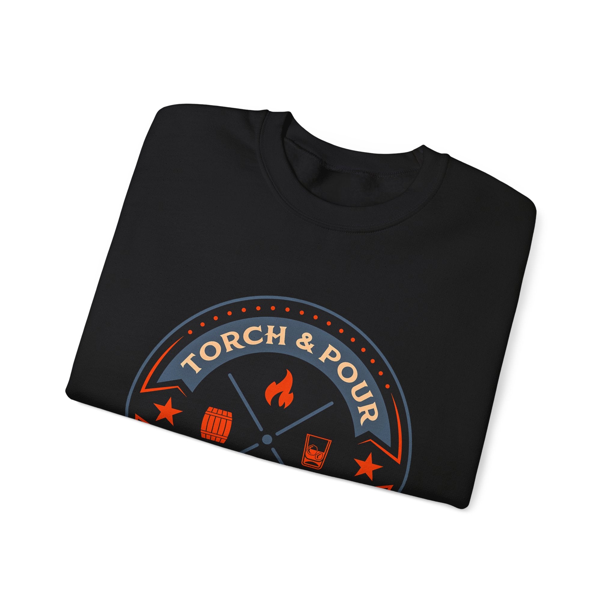 Torch & Pour Full Proof - Heavy Blend™ Crewneck Sweatshirt
