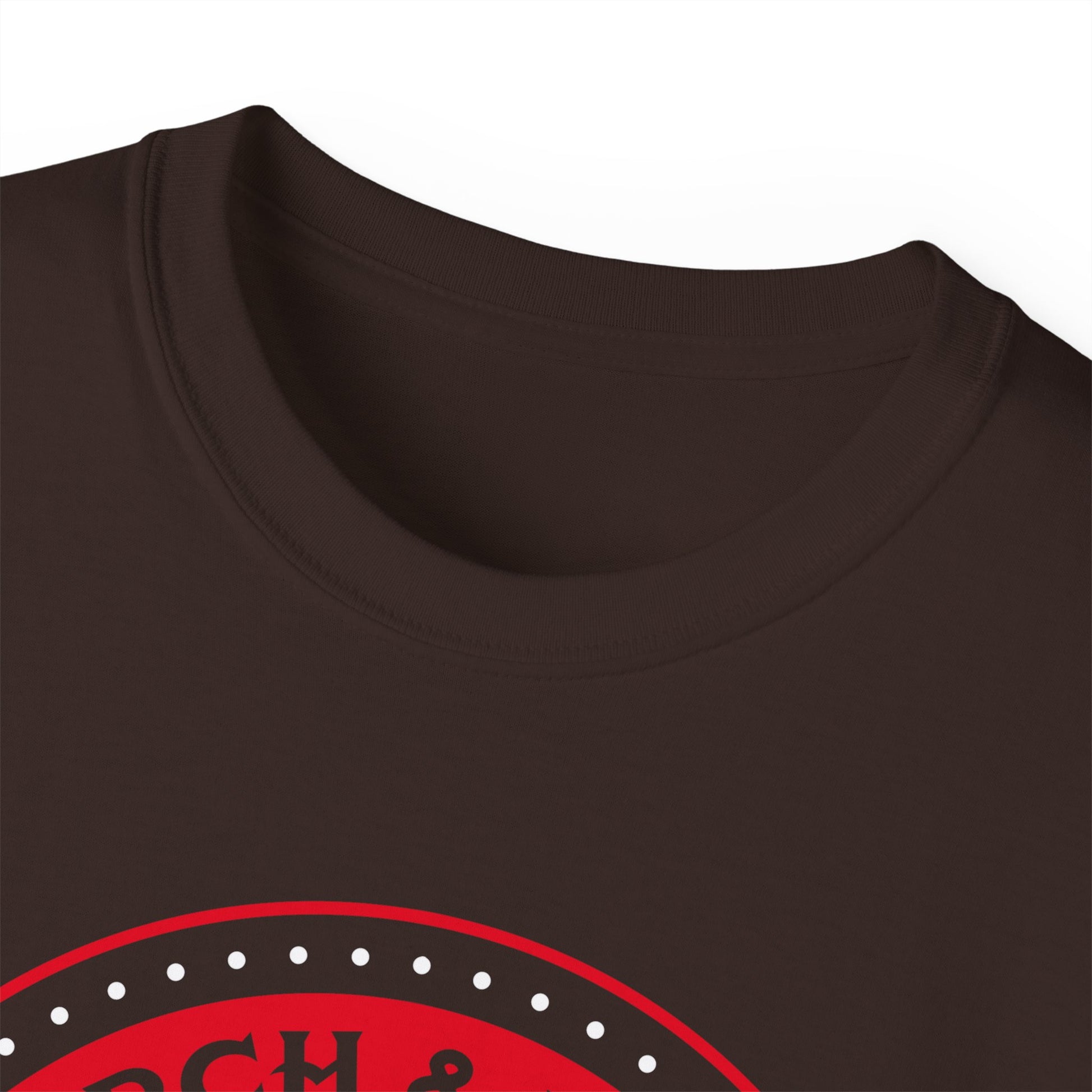 Torch & Pour Small Batch Ultra Cotton Tee - Red & White Edition