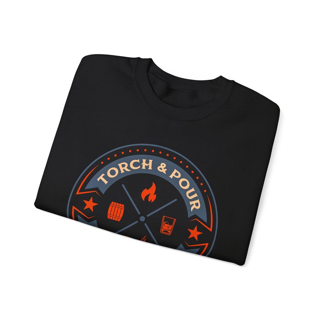 Torch & Pour Full Proof - Heavy Blend™ Crewneck Sweatshirt