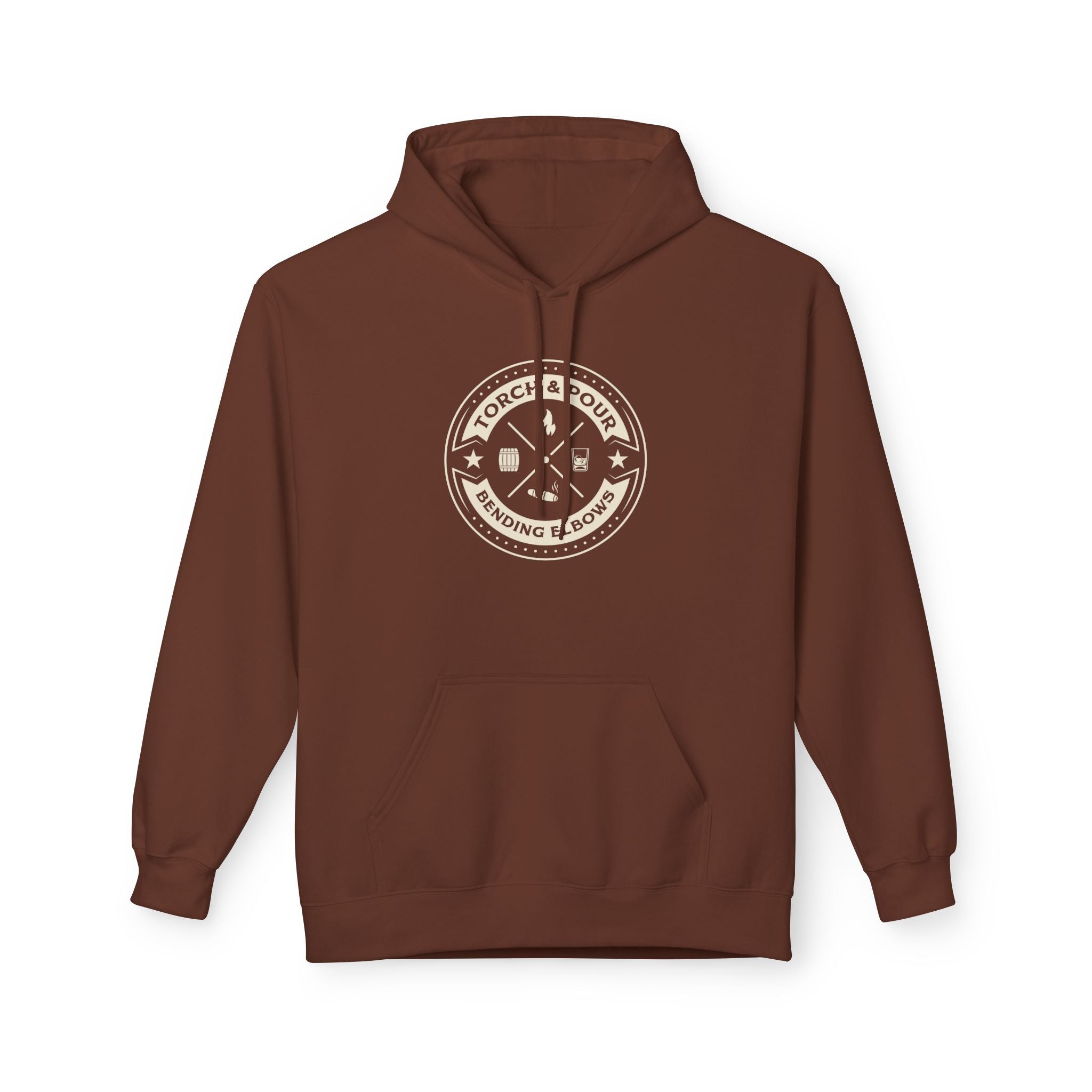 Torch & Pour Single Barrel - Midweight Softstyle Fleece Hoodie - Kream