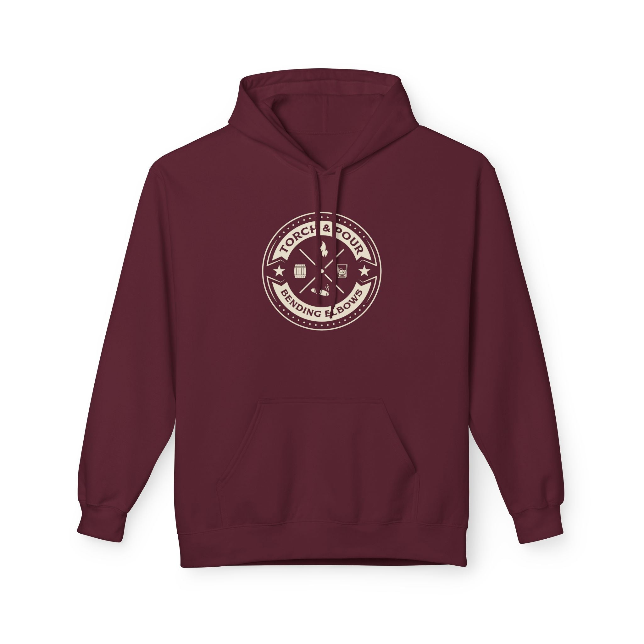 Torch & Pour Single Barrel - Midweight Softstyle Fleece Hoodie - Kream
