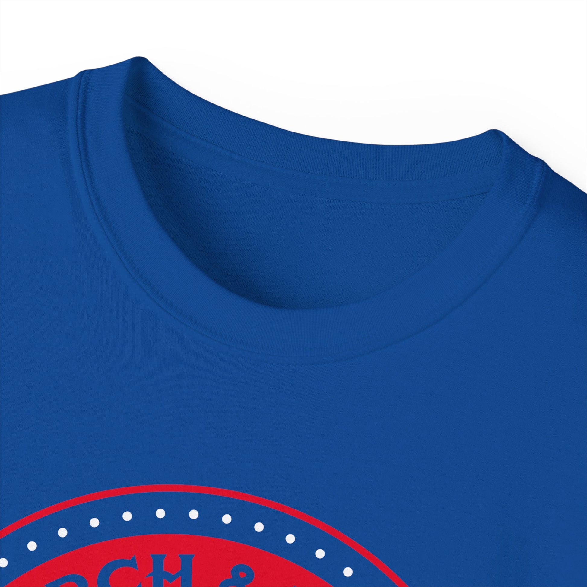 Torch & Pour Small Batch Ultra Cotton Tee - Red & White Edition