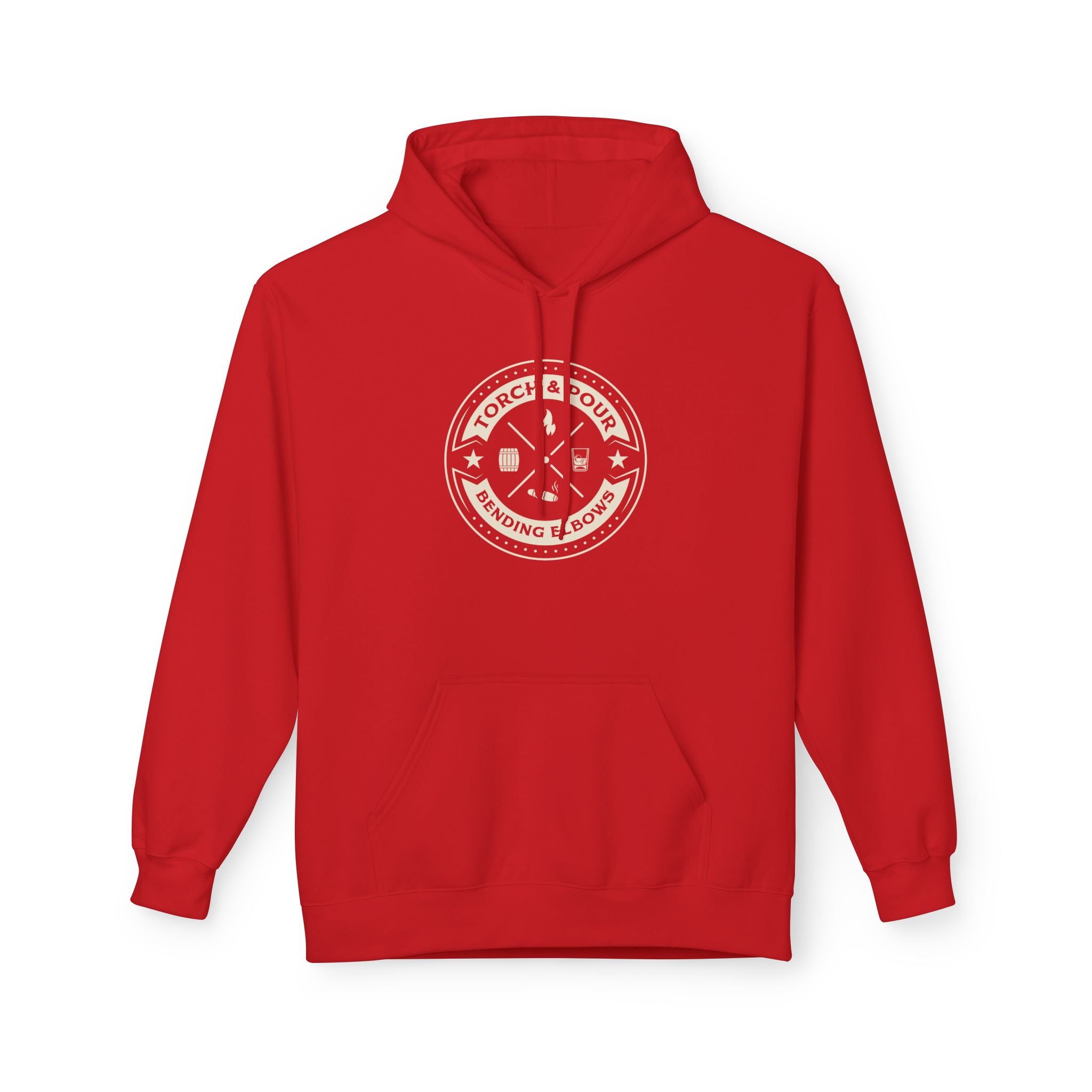Torch & Pour Single Barrel - Midweight Softstyle Fleece Hoodie - Kream