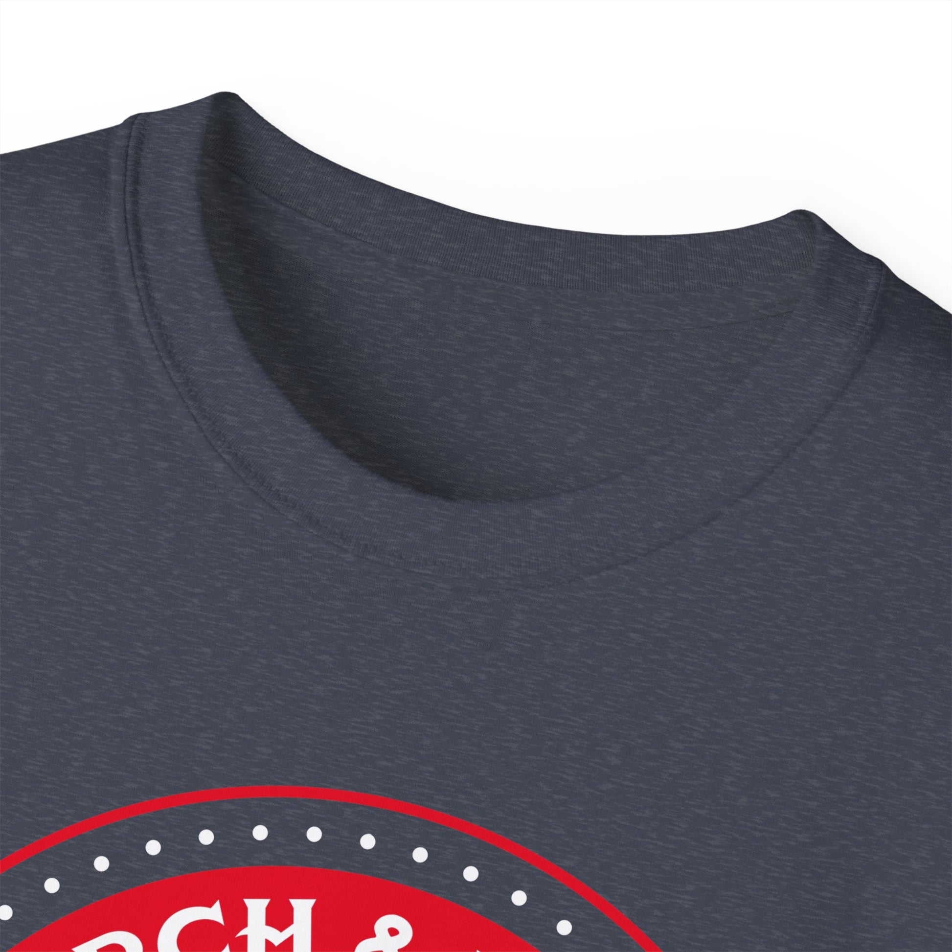 Torch & Pour Full Ultra Cotton Tee - Red/White/White