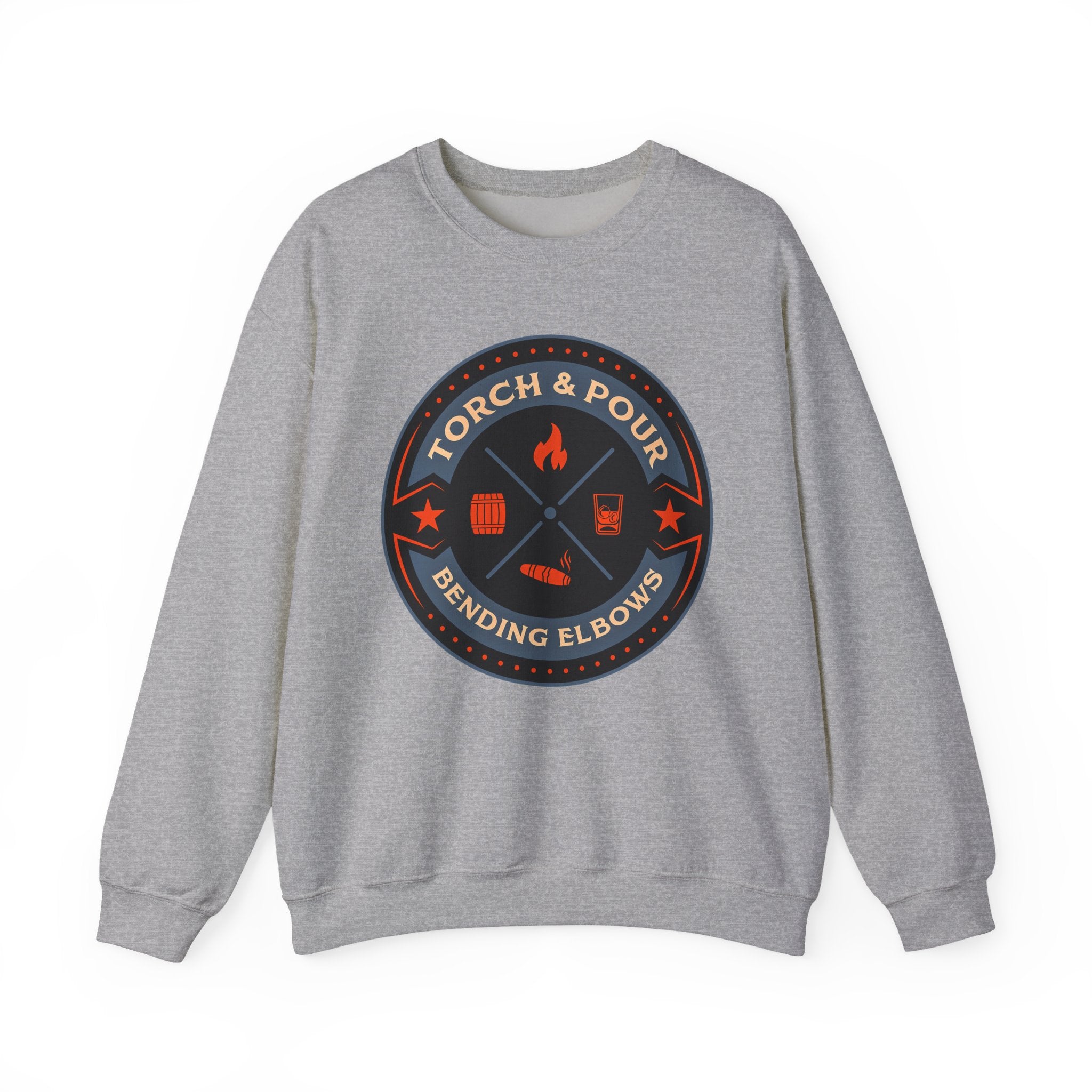 Torch & Pour Full Proof - Heavy Blend™ Crewneck Sweatshirt