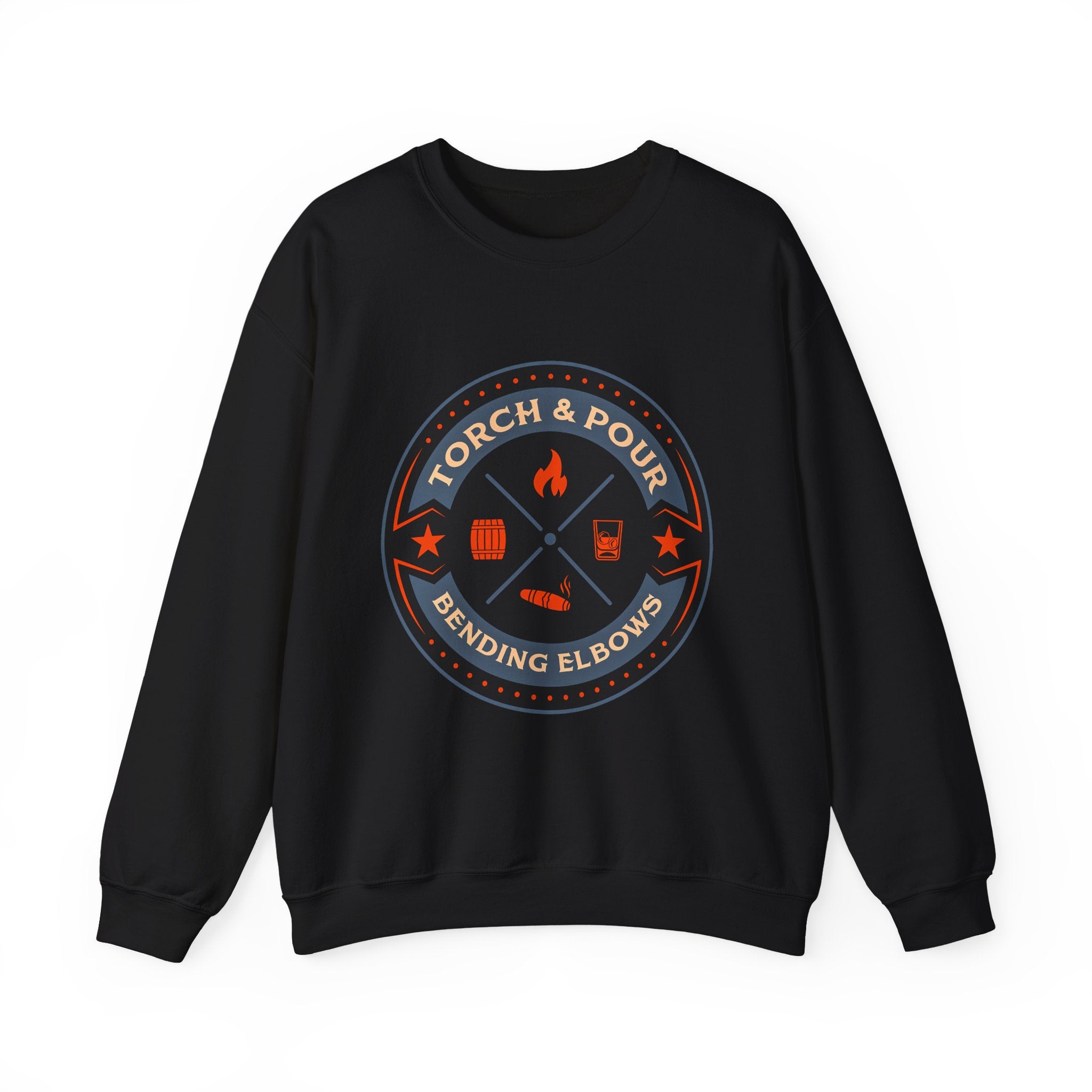 Torch & Pour Full Proof - Heavy Blend™ Crewneck Sweatshirt