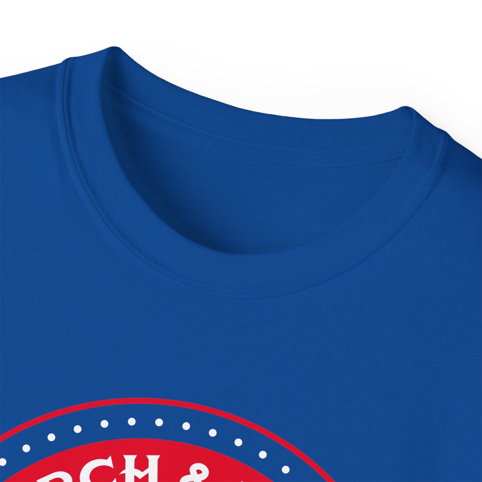 Torch & Pour Full Ultra Cotton Tee - Red/White/White