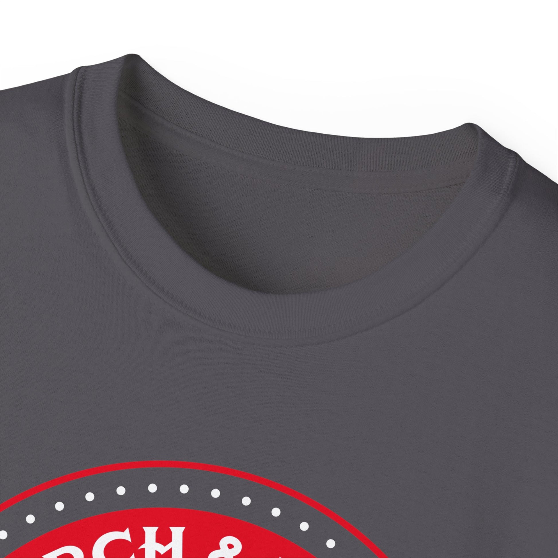 Torch & Pour Full Ultra Cotton Tee - Red/White/White