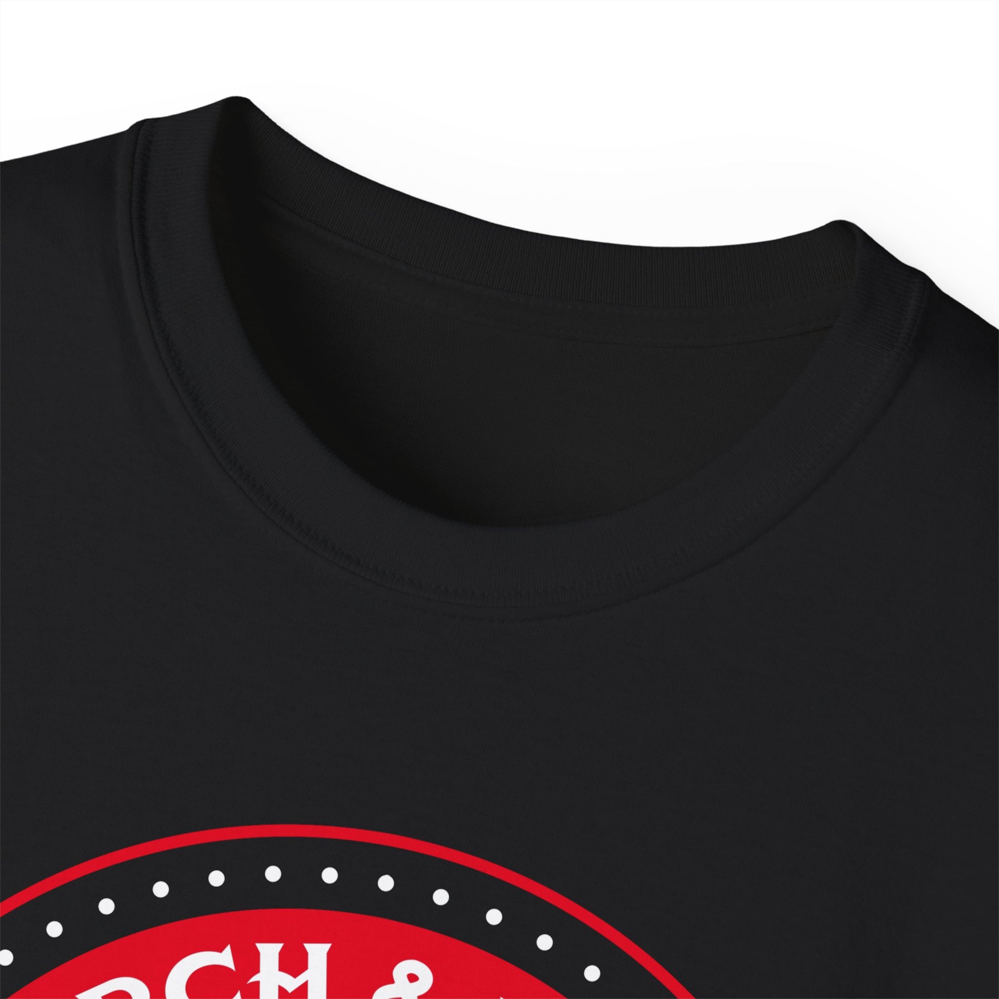 Torch & Pour Full Ultra Cotton Tee - Red/White/White
