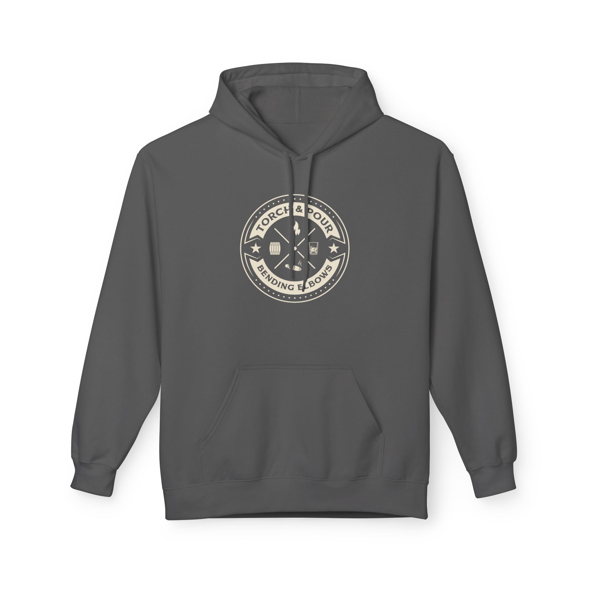 Torch & Pour Single Barrel - Midweight Softstyle Fleece Hoodie - Kream