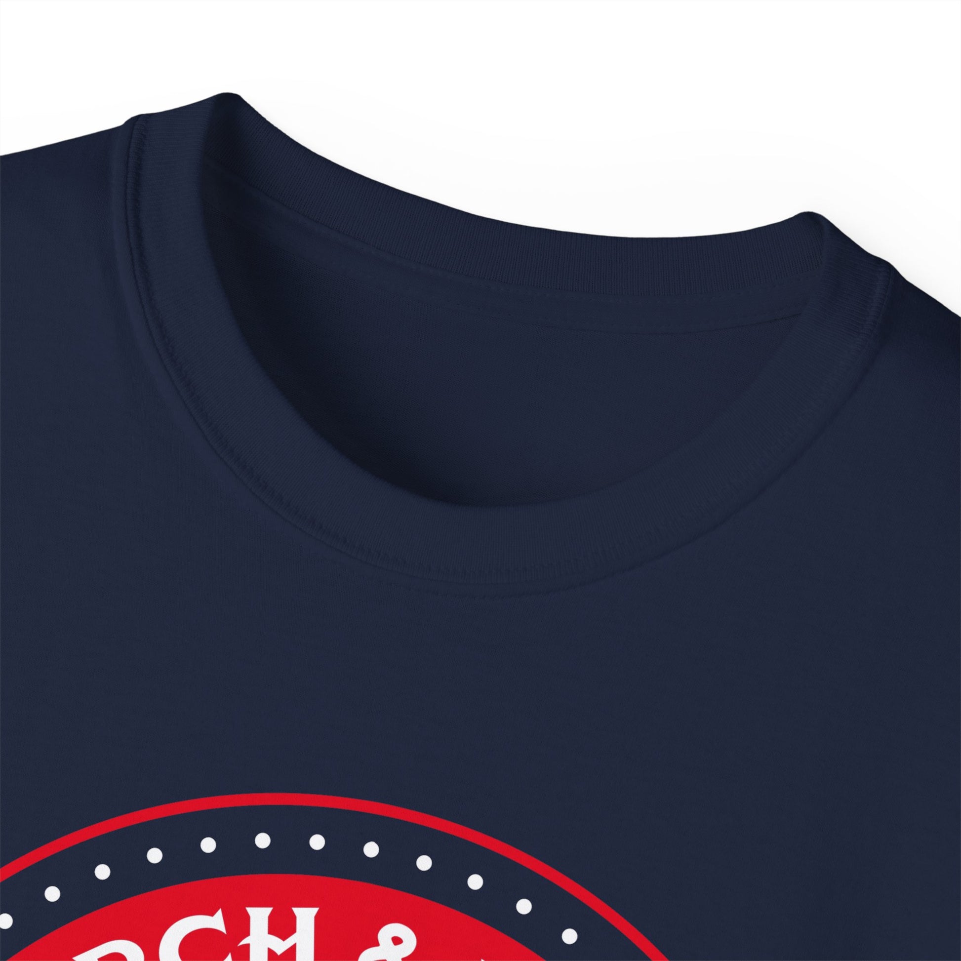 Torch & Pour Full Ultra Cotton Tee - Red/White/White
