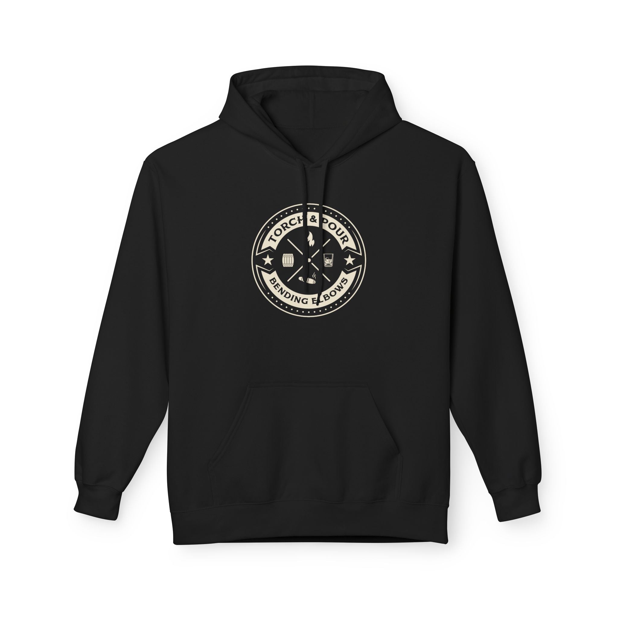 Torch & Pour Single Barrel - Midweight Softstyle Fleece Hoodie - Kream