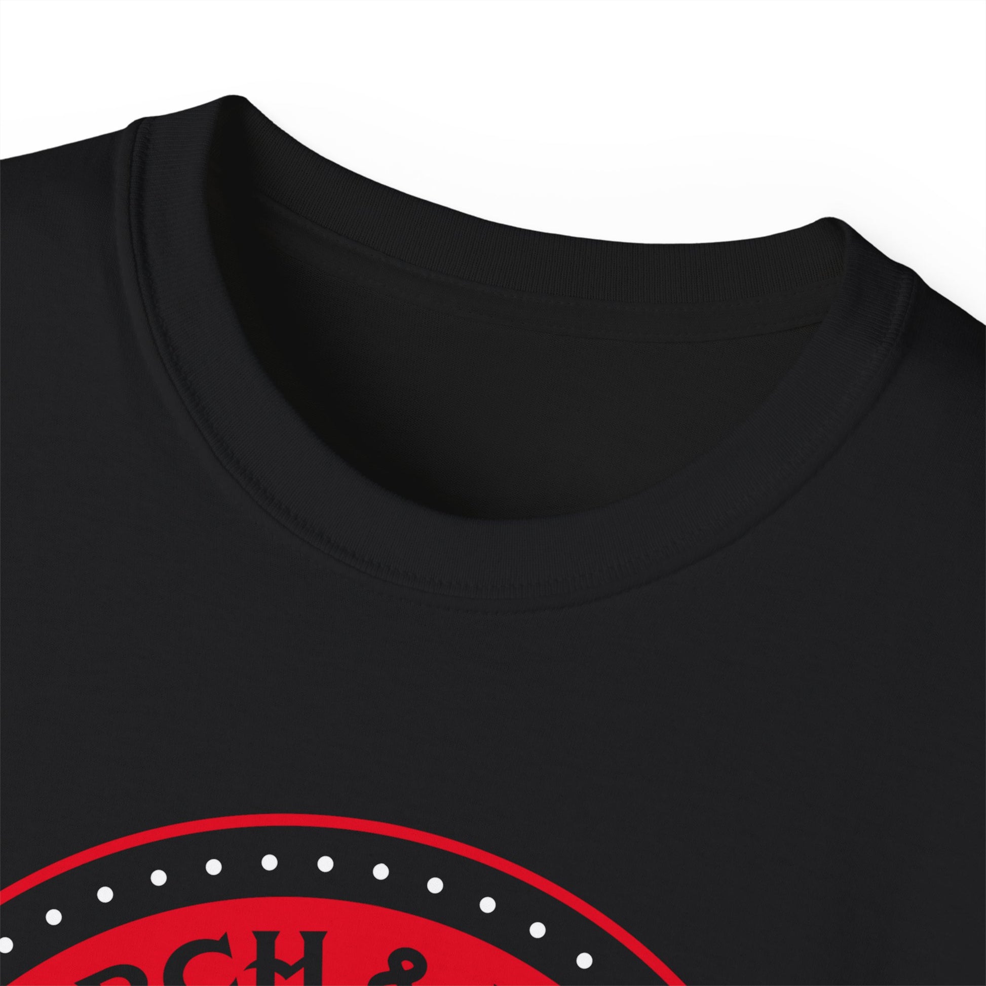 Torch & Pour Small Batch Ultra Cotton Tee - Red & White Edition
