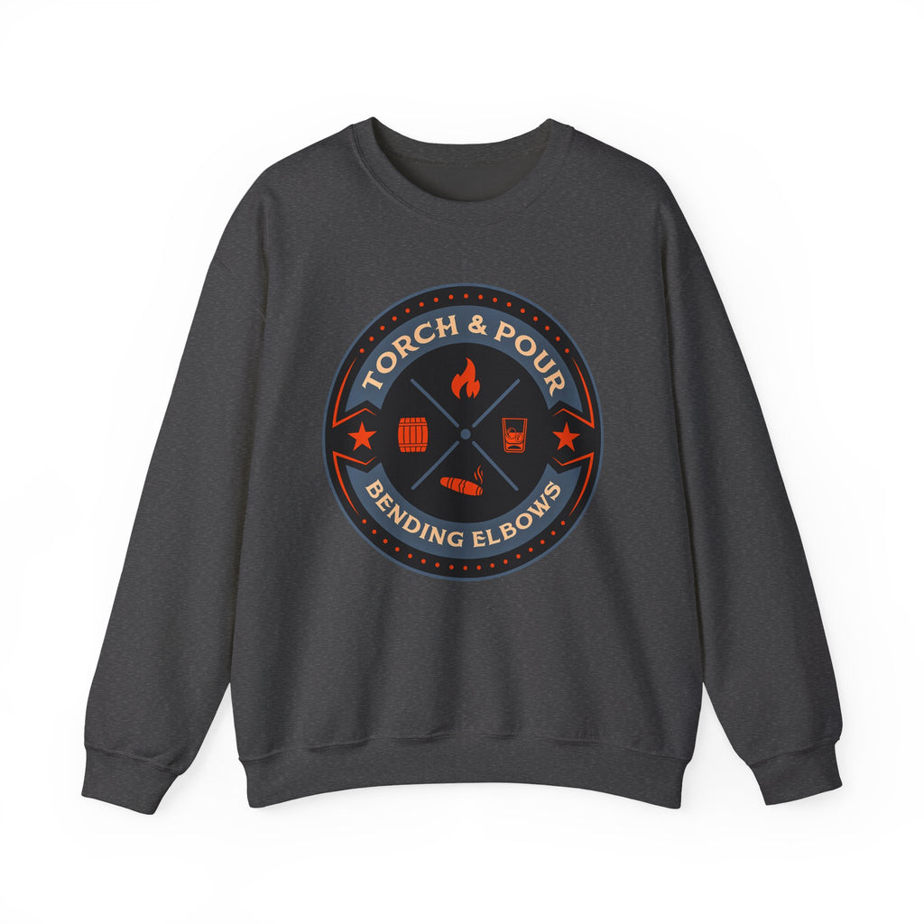 Torch & Pour Full Proof - Heavy Blend™ Crewneck Sweatshirt