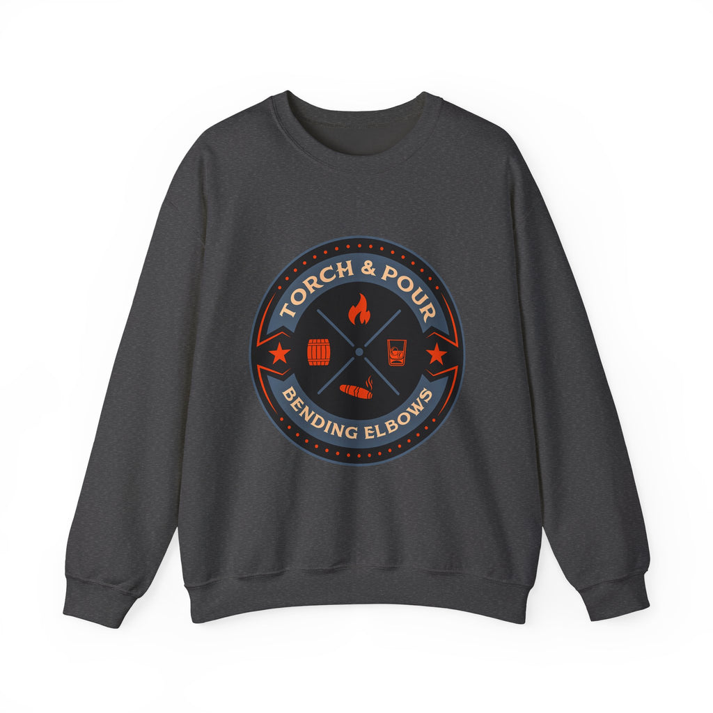 Torch & Pour Full Proof - Heavy Blend™ Crewneck Sweatshirt