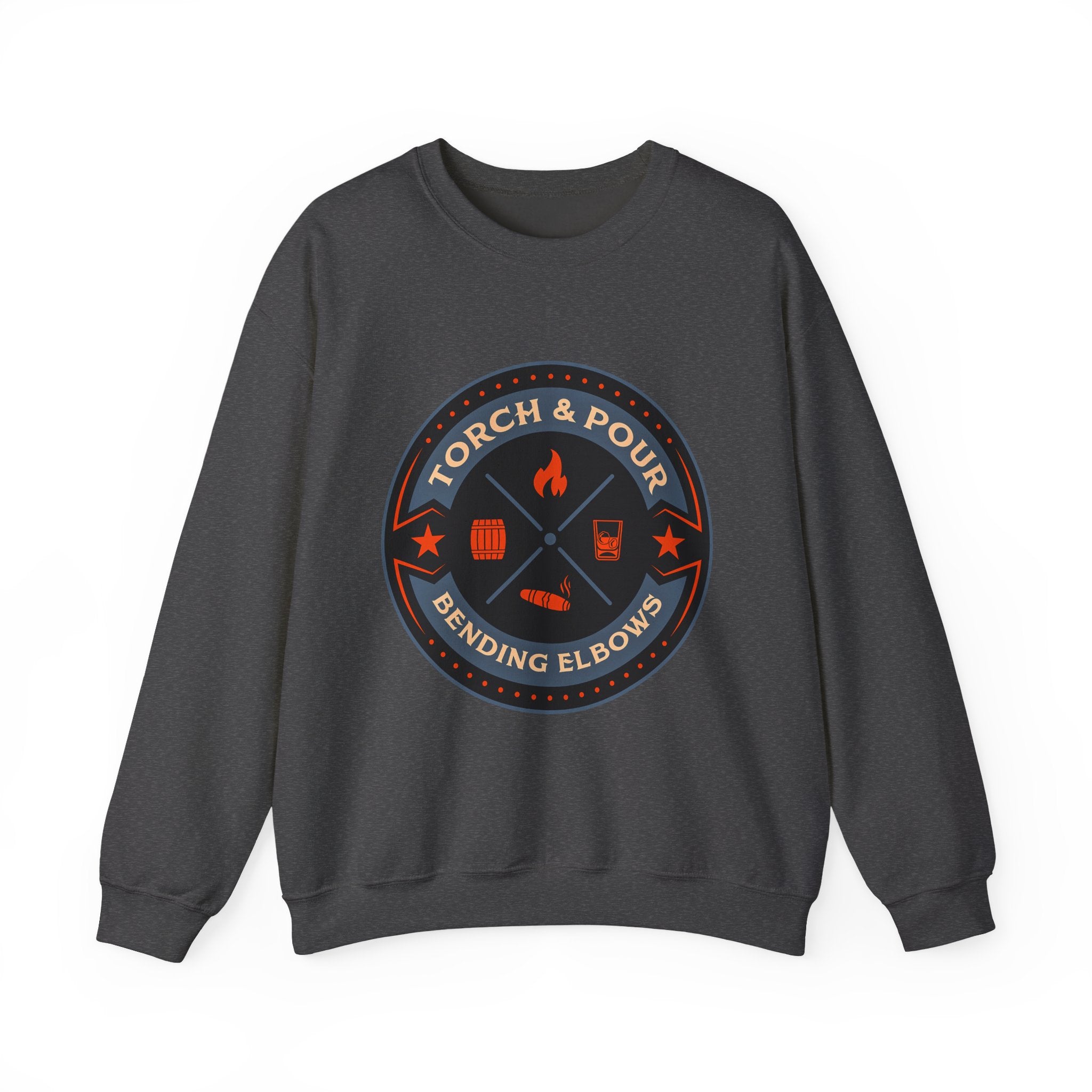 Torch & Pour Full Proof - Heavy Blend™ Crewneck Sweatshirt