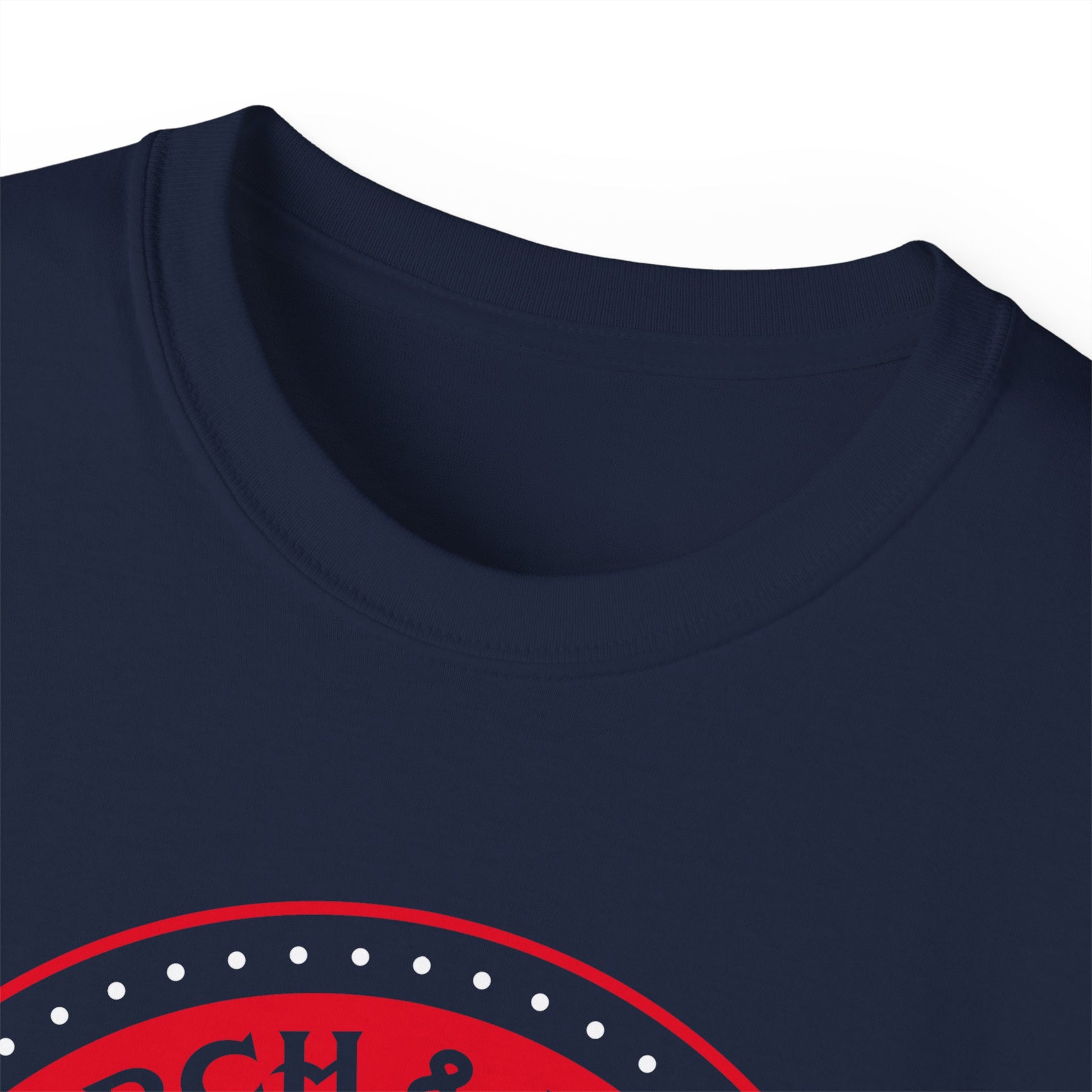 Torch & Pour Small Batch Ultra Cotton Tee - Red & White Edition