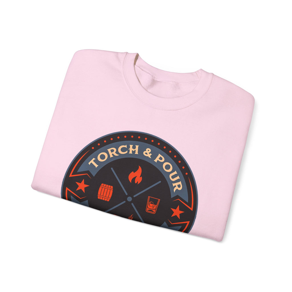 Torch & Pour Full Proof - Heavy Blend™ Crewneck Sweatshirt
