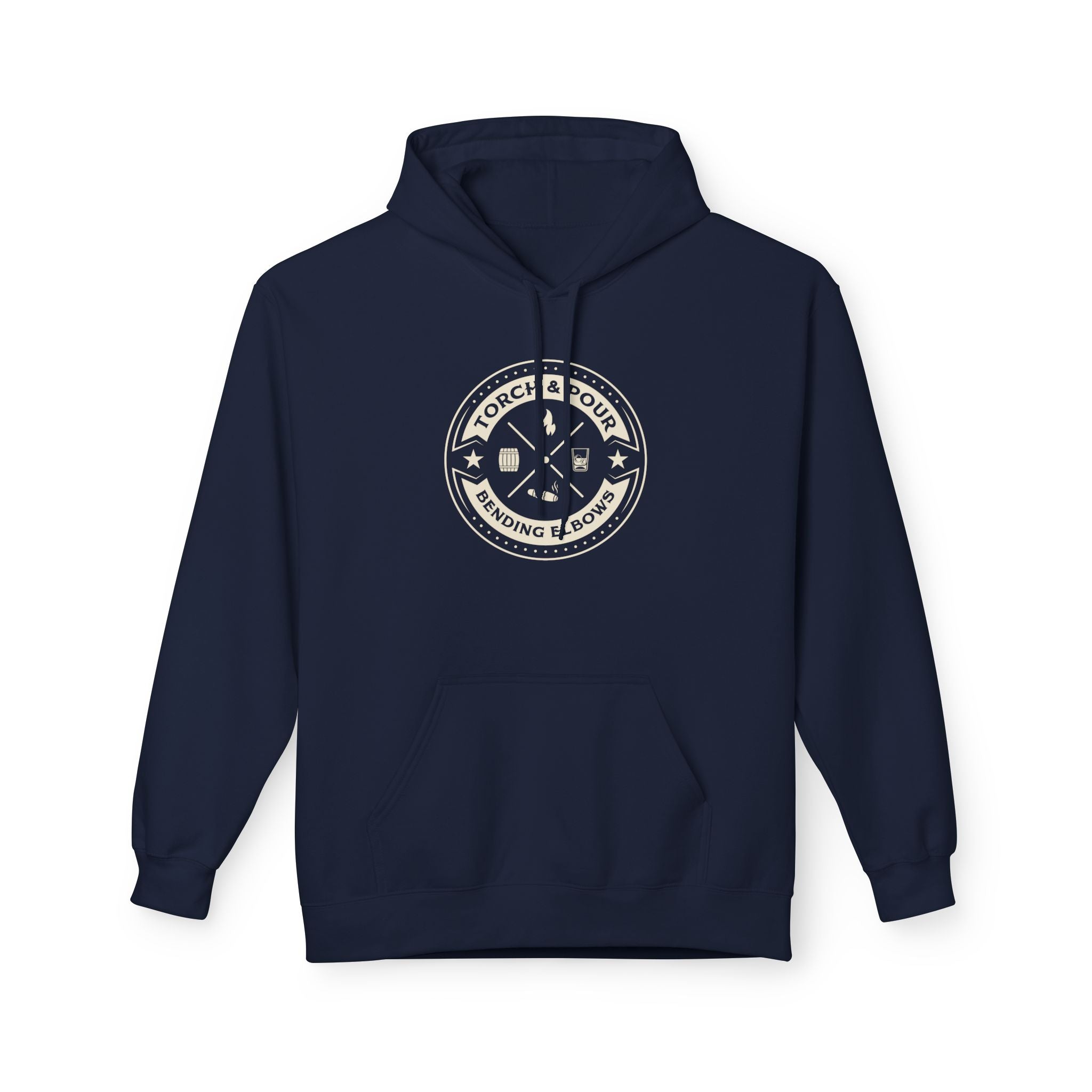 Torch & Pour Single Barrel - Midweight Softstyle Fleece Hoodie - Kream
