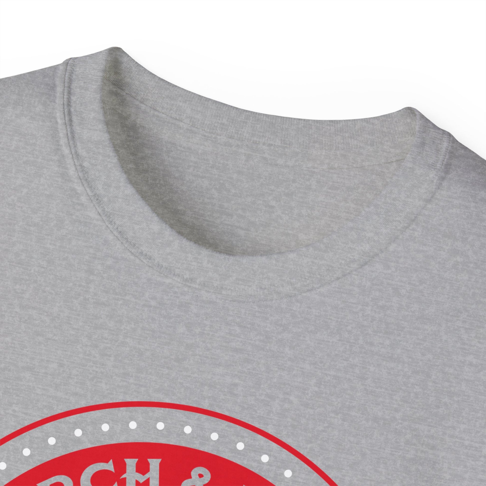 Torch & Pour Small Batch Ultra Cotton Tee - Red & White Edition