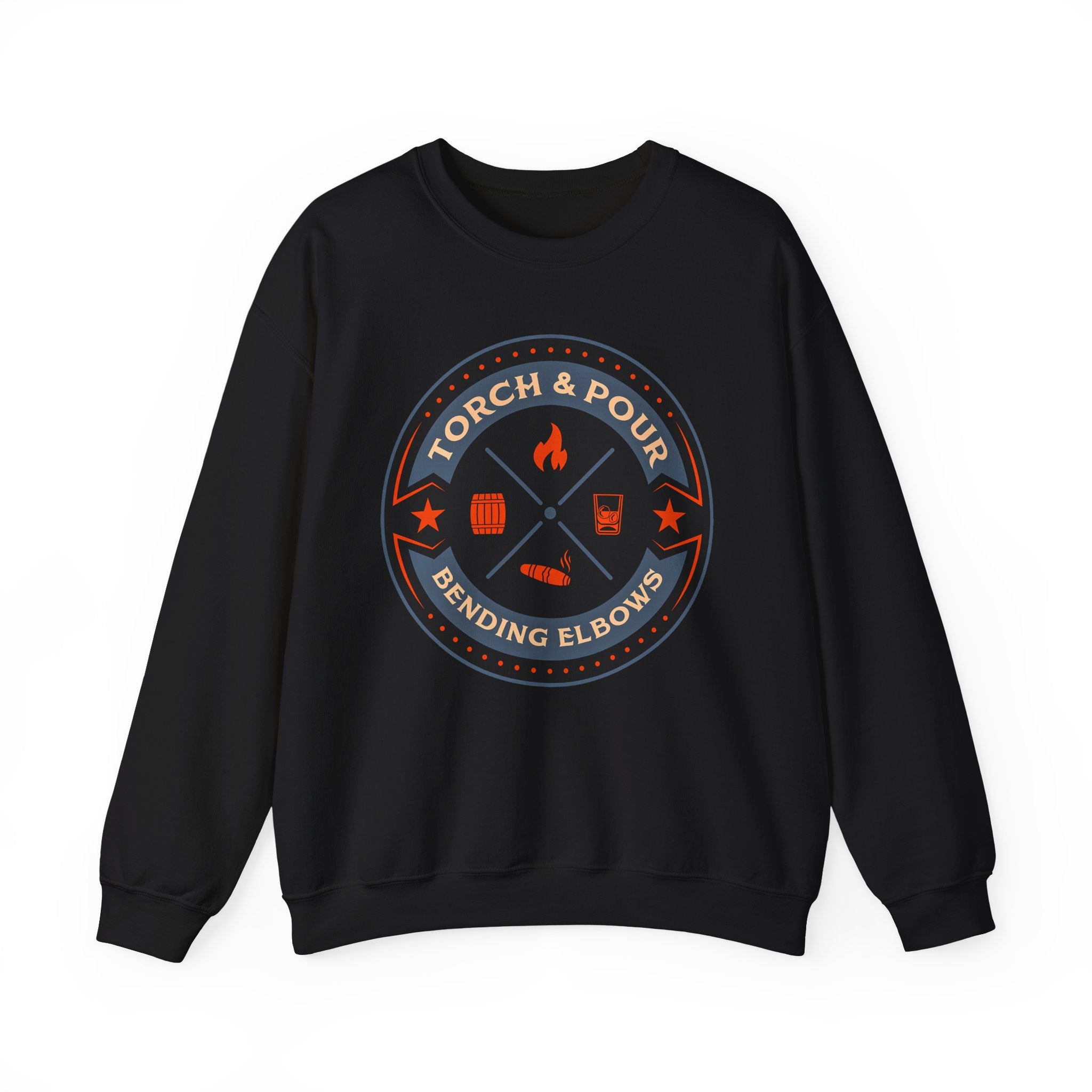 Torch & Pour Full Proof - Heavy Blend™ Crewneck Sweatshirt
