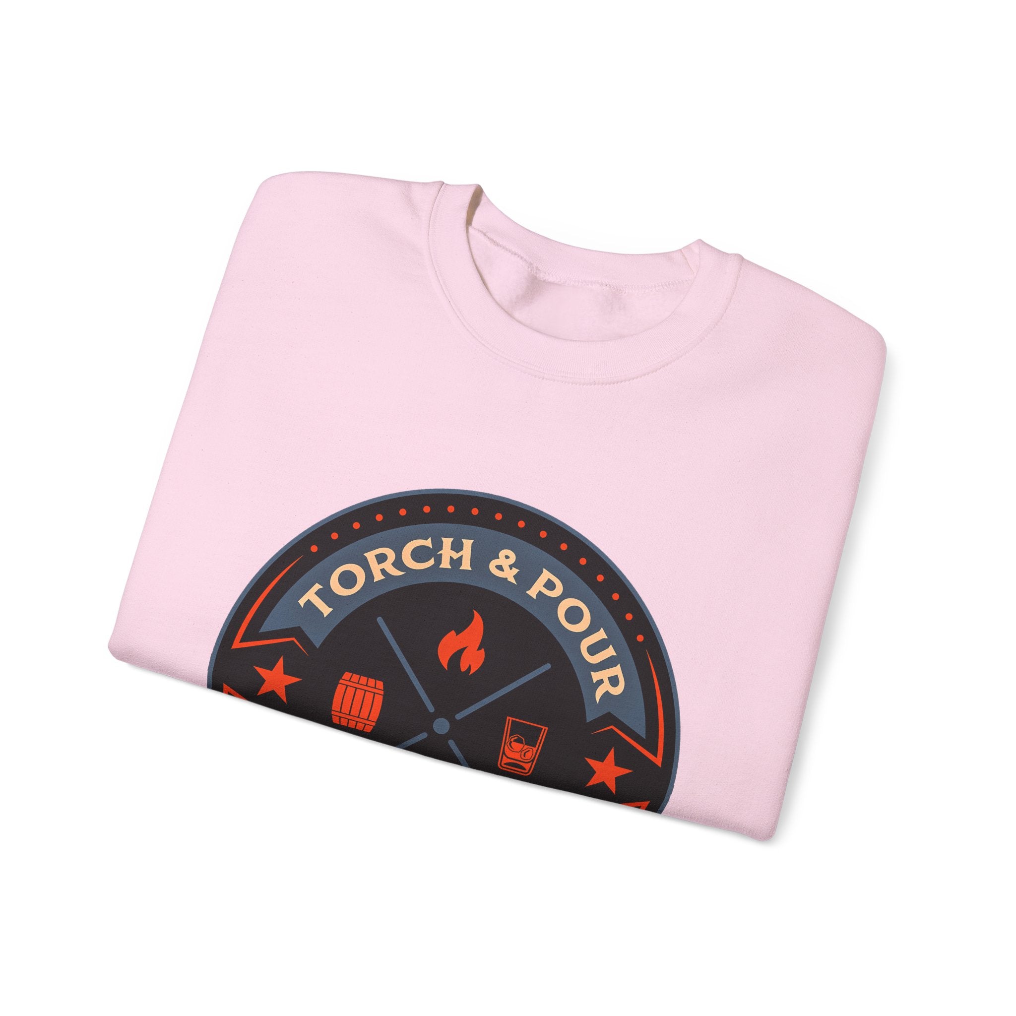 Torch & Pour Full Proof - Heavy Blend™ Crewneck Sweatshirt
