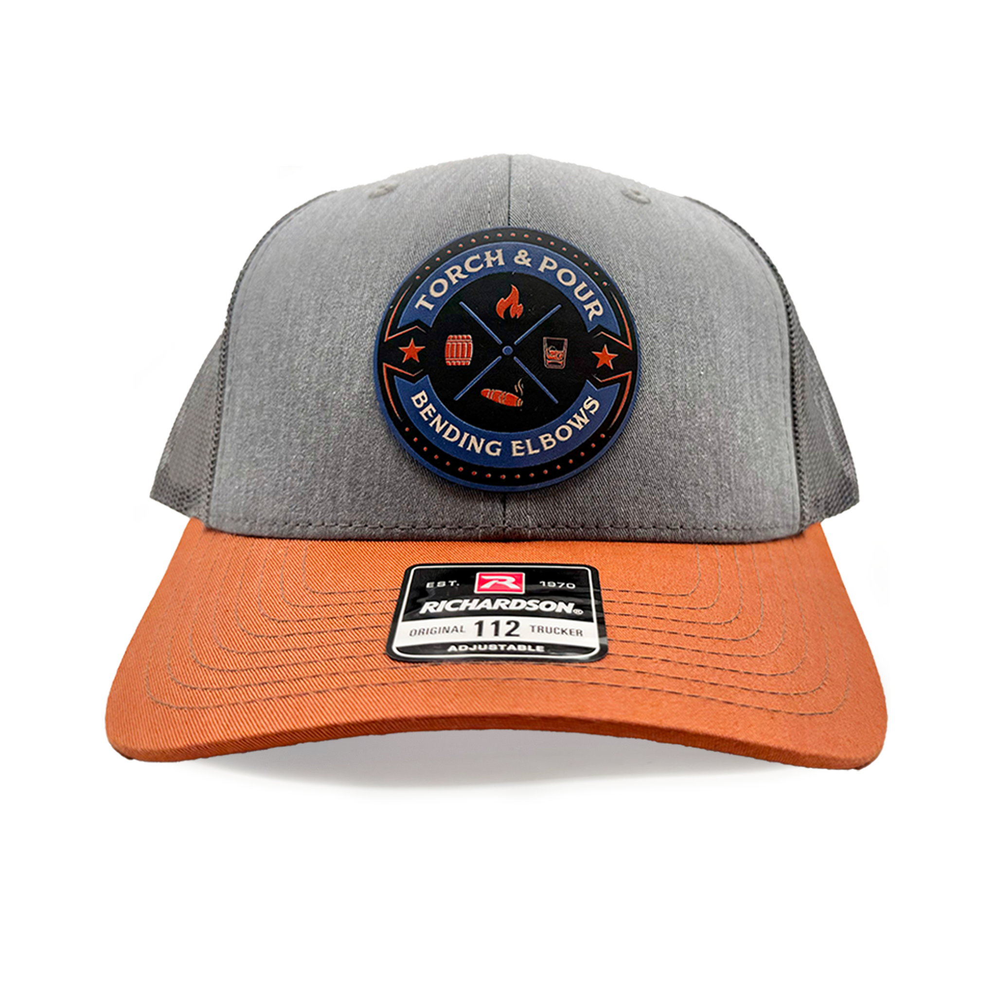 Torch & Pour - Heather Grey/Charcoal/Dark Orange